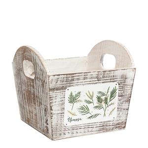 Vaschetta in legno di abete Mimosa 19,5X19,5H13