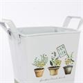 Vaschetta in latta Fresh Herbs 14X14H14
