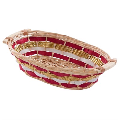 Cesto in vimini ovale 41x28H10