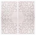 Pannello decorativo in mdf bianco 120x3H120