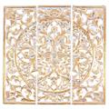 Pannello decorativo in mdf dorato 120x3H120