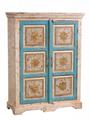 Credenza in mango e ottone 90X35H120 
