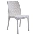 Sedia in resina bianca Virginia 57x59H86