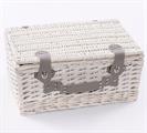 Cesto da picnic in vimini sbiancato 46X33H21
