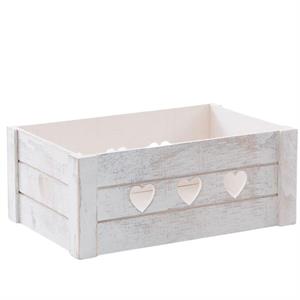 Cassetta in abete sbiancata 29X18,5H12 