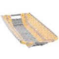 Cesto in vimini rettangolare 77x40H17