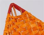 Cesto in vimini a foglia 78x42H16