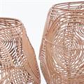 Cesta in rattan Ø40H40 in set di 2 