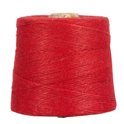 Rocchetto di juta rossa in confezione da 1kg