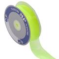 Nastro di organza verde fluo 4x50 mt