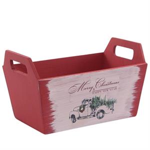 Cassetta Merry Christmas 27X17H16