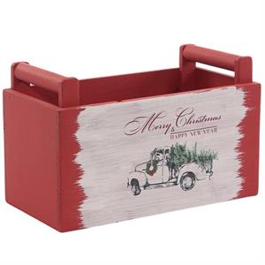 Cassetta Merry Christmas 26X13H16