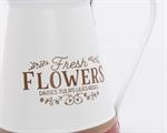 Portafiori a brocca in latta Flowers 16X17H23