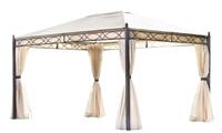 Gazebo in ferro grigio 3x4H274