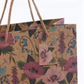 Shopper floreale di carta 33x12,7H45,7 in confezione da 10 