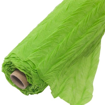 Bobina in tessuto non tessuto a onde verde mela 50x4,5 mt