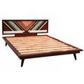 Letto matrimoniale in acacia Mito 178x218H92 