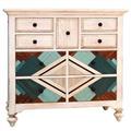 Cassettiera in acacia Lisa 98x49H90