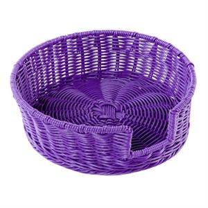 Portapiatti in pvc viola Ø24H9 