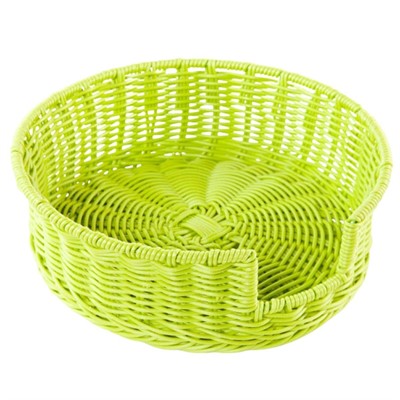 Portapiatti in pvc lime Ø24H9 