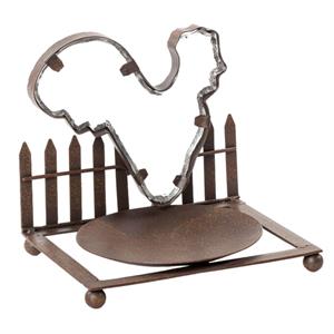 Portacandela in latta 15x12H13