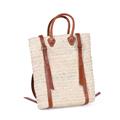 Borsa zaino in palma 31X13H38