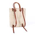 Borsa zaino in palma 31X13H38