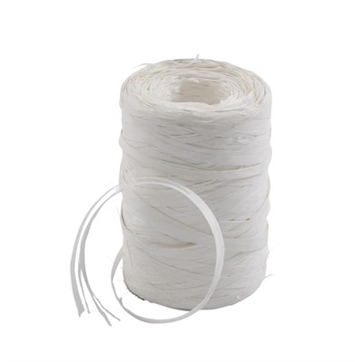 Rocchetto in rafia bianco 200 mt 