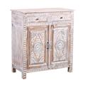Credenza in mango sbiancata 90X45H100