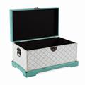 Baule in mdf in fantasia colorata 65X38H35 in set di 3