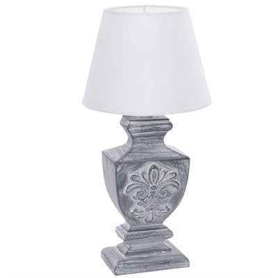 Lampada in mdf grigio 15X11H40