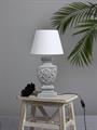 Lampada in mdf grigio 15X11H40
