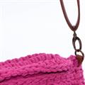 Borsa a marsupio a tracolla fucsia 25x15 