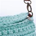 Borsa a marsupio a tracolla azzurro 25x15 