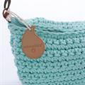 Borsa a marsupio a tracolla azzurro 25x15 