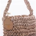 Borsa in poliestere tortora sfumato 20x16