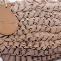 Borsa in poliestere tortora sfumato 20x16