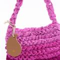 Borsa in poliestere rosa sfumato 20x16