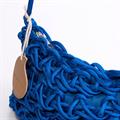 Borsa in poliestere royal blu 30x18 