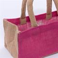 Borsina fucsia in juta 21x11H10 