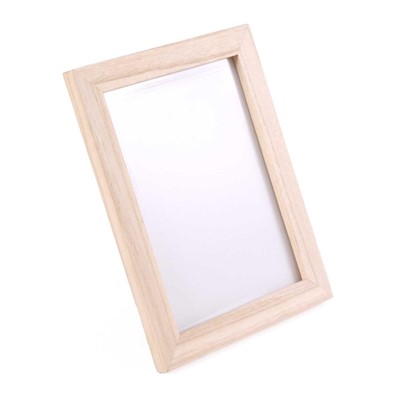 Portafoto in legno per decoupage 20x25, interno 15,5x20,5