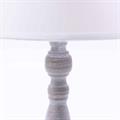Lampada da tavolo in metallo grigio Ø20H34