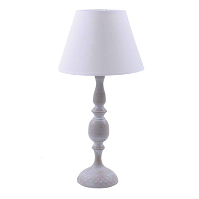 Lampada in metallo grigio Ø25H51