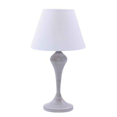 Lampada in metallo grigio Ø25H46