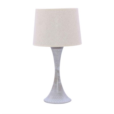 Lampada in metallo grigio Ø25H47
