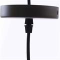 Lampadario in metallo verde militare Ø30