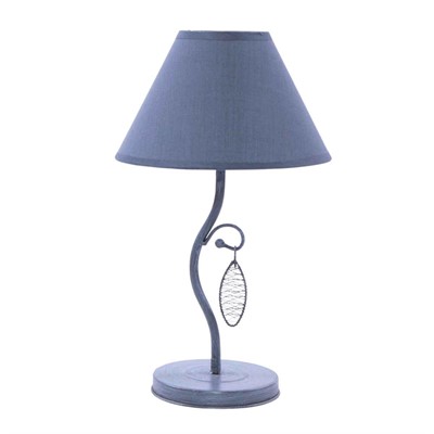 Lampada in metallo grigio Ø20H33