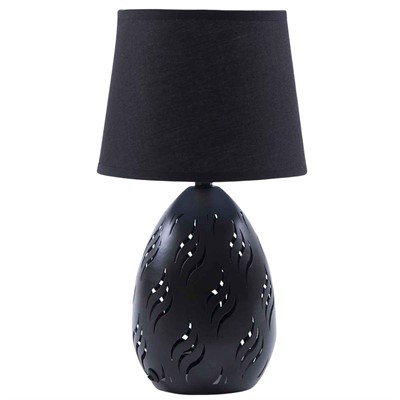 Lampada nera bombata Ø18H31