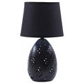 Lampada nera bombata Ø18H31
