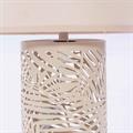 Lampada in metallo beige Ø22H31